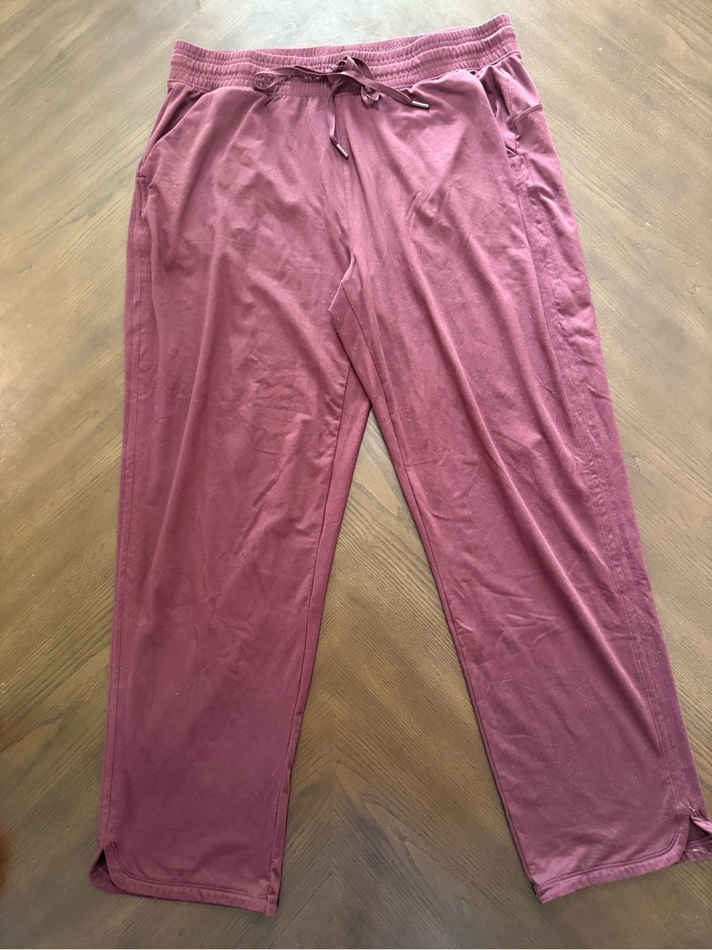 Recreation Women’s Casual Drawstring Pants in Mauve Pink. Size Large